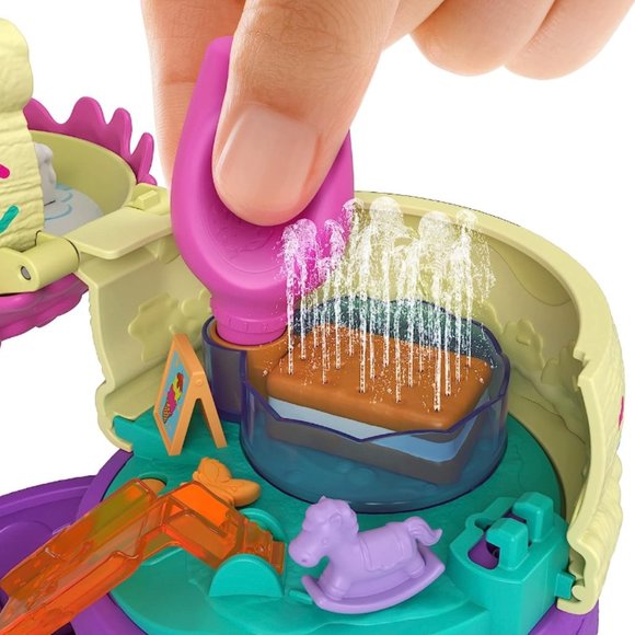 Polly Pocket | Ice Cream Cone-Shaped Playground | 3 Floors, Spin 'n Surprise Set - Picture 10 of 13